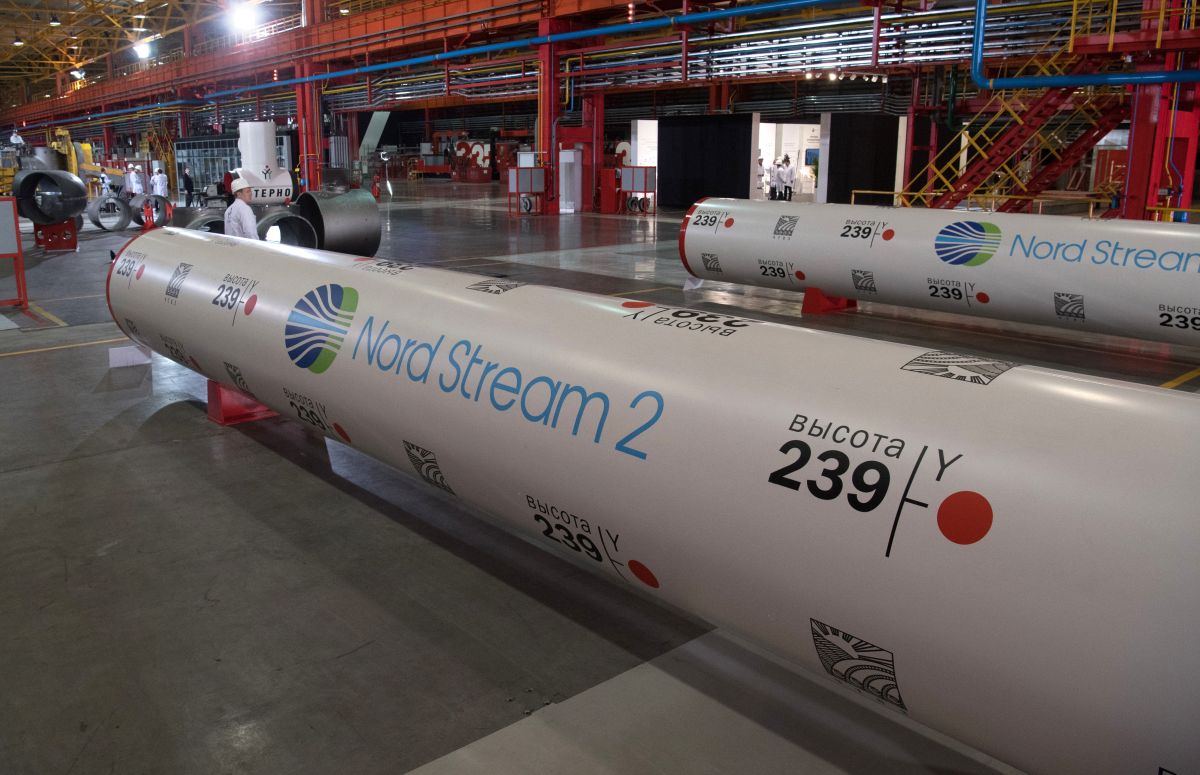 Nord Stream 2 pipeline construction