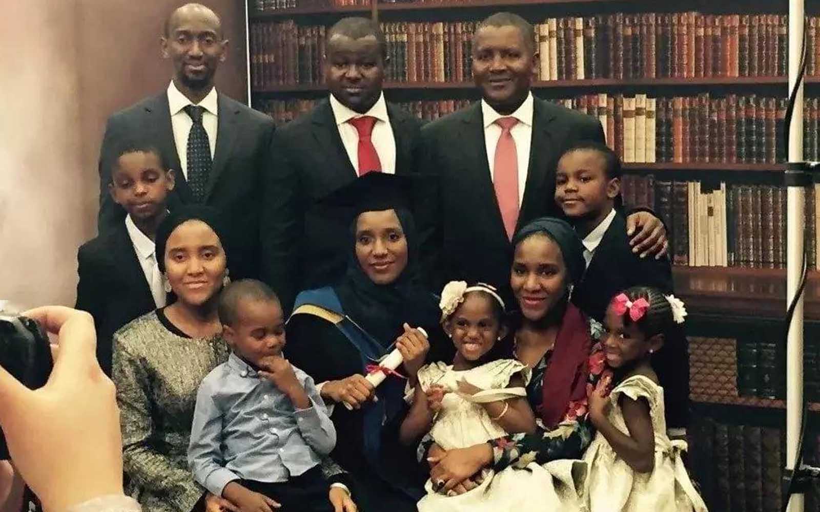 Mariya Dangote and family