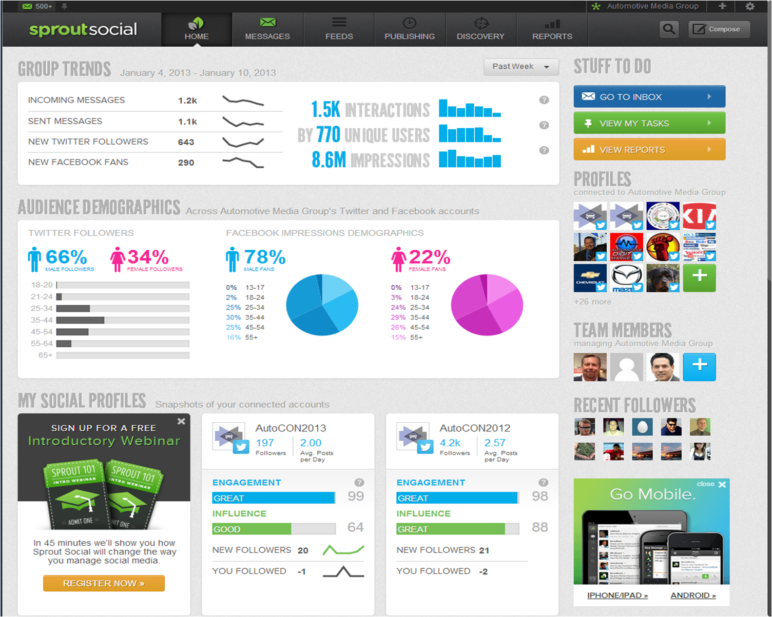 Sprout Social for business